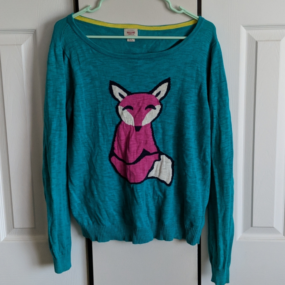 Pink Fox Sweater